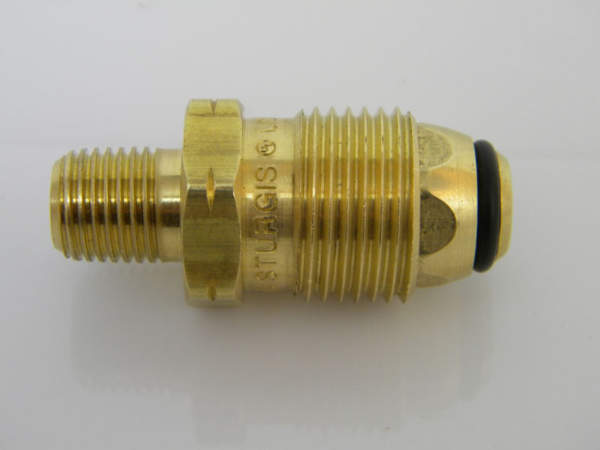 Details about   1/4" 6mm Brass MNPT LP Gas Propane Cylinder Fitting Full Flow POL Connector Gold 
